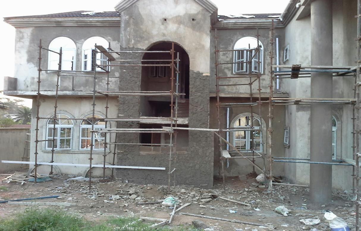 Building renovation and additional floor in Ikoyi